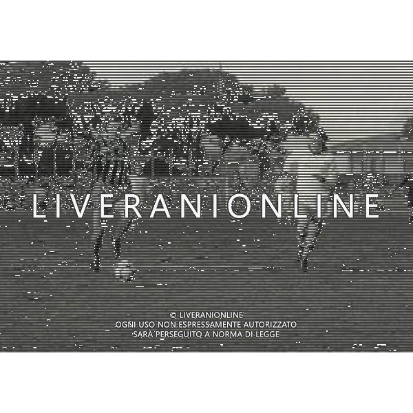 1982-1983 TORNEO DI VIAREGGIO INTER ROMA PRIMAVERA NELLA FOTO AZIONE DI GIOCO AG ALDO LIVERANI SAS