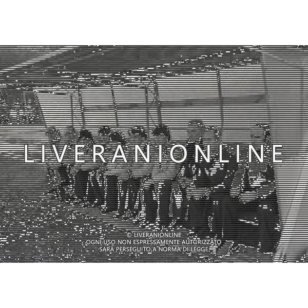 1982-1983 TORNEO DI VIAREGGIO INTER ROMA PRIMAVERA NELLA FOTO PANCHINA INTER AG ALDO LIVERANI SAS