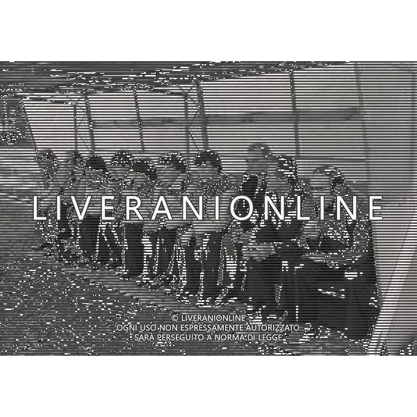 1982-1983 TORNEO DI VIAREGGIO INTER ROMA PRIMAVERA NELLA FOTO PANCHINA INTER AG ALDO LIVERANI SAS