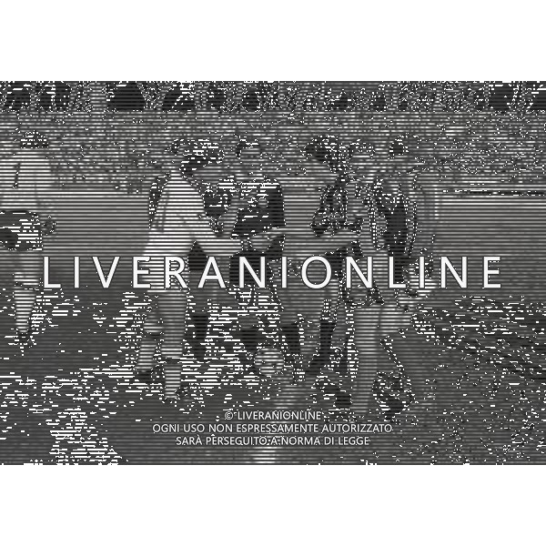 1982-1983 TORNEO DI VIAREGGIO INTER ROMA PRIMAVERA NELLA FOTO I DUE CAPITANI AG ALDO LIVERANI SAS