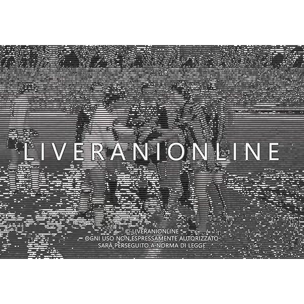 1982-1983 TORNEO DI VIAREGGIO INTER ROMA PRIMAVERA NELLA FOTO I DUE CAPITANI AG ALDO LIVERANI SAS