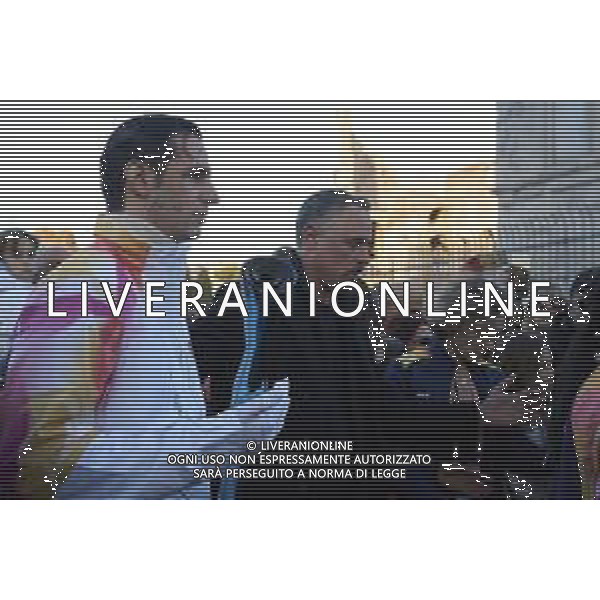 Roma 06 Dicembre 2025 Achille Lauro Tedoforo al colosseo con la Fiamma Olimpica dei Giochi Olimpici Invernali di Milano-Cortina 2026 Nella Foto: Achille Lauro Foto Credit: Andrea Bracaglia- AGENZIA ALDO LIVERANI SAS