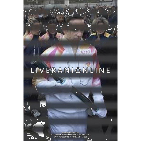 Roma 06 Dicembre 2025 Achille Lauro Tedoforo al colosseo con la Fiamma Olimpica dei Giochi Olimpici Invernali di Milano-Cortina 2026 Nella Foto: Achille Lauro Foto Credit: Andrea Bracaglia- AGENZIA ALDO LIVERANI SAS