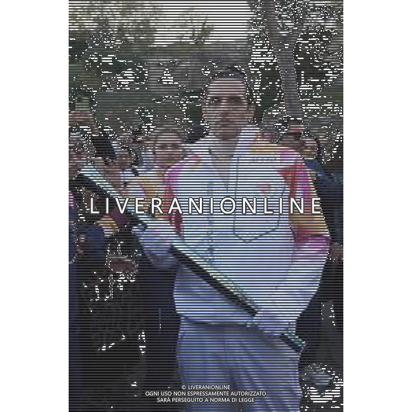 Roma 06 Dicembre 2025 Achille Lauro Tedoforo al colosseo con la Fiamma Olimpica dei Giochi Olimpici Invernali di Milano-Cortina 2026 Nella Foto: Achille Lauro Foto Credit: Andrea Bracaglia- AGENZIA ALDO LIVERANI SAS