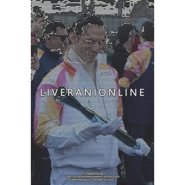 Roma 06 Dicembre 2025 Achille Lauro Tedoforo al colosseo con la Fiamma Olimpica dei Giochi Olimpici Invernali di Milano-Cortina 2026 Nella Foto: Achille Lauro Foto Credit: Andrea Bracaglia- AGENZIA ALDO LIVERANI SAS