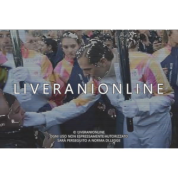 Roma 06 Dicembre 2025 Achille Lauro Tedoforo al colosseo con la Fiamma Olimpica dei Giochi Olimpici Invernali di Milano-Cortina 2026 Nella Foto: Achille Lauro Foto Credit: Andrea Bracaglia- AGENZIA ALDO LIVERANI SAS