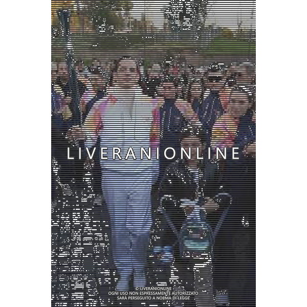 Roma 06 Dicembre 2025 Achille Lauro Tedoforo al colosseo con la Fiamma Olimpica dei Giochi Olimpici Invernali di Milano-Cortina 2026 Nella Foto: Achille Lauro Foto Credit: Andrea Bracaglia- AGENZIA ALDO LIVERANI SAS