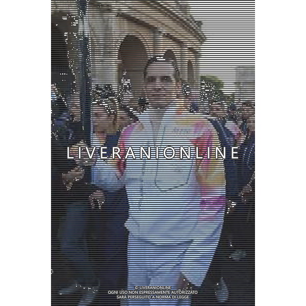 Roma 06 Dicembre 2025 Achille Lauro Tedoforo al colosseo con la Fiamma Olimpica dei Giochi Olimpici Invernali di Milano-Cortina 2026 Nella Foto: Achille Lauro Foto Credit: Andrea Bracaglia- AGENZIA ALDO LIVERANI SAS