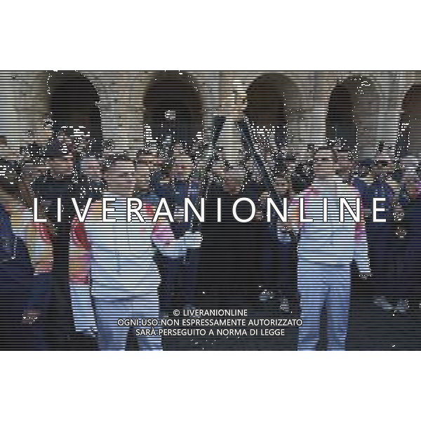 Roma 06 Dicembre 2025 Achille Lauro Tedoforo al colosseo con la Fiamma Olimpica dei Giochi Olimpici Invernali di Milano-Cortina 2026 Nella Foto: Achille Lauro, Boss Doms Foto Credit: Andrea Bracaglia- AGENZIA ALDO LIVERANI SAS