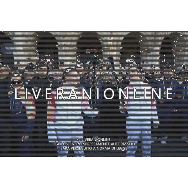 Roma 06 Dicembre 2025 Achille Lauro Tedoforo al colosseo con la Fiamma Olimpica dei Giochi Olimpici Invernali di Milano-Cortina 2026 Nella Foto: Achille Lauro, Boss Doms Foto Credit: Andrea Bracaglia- AGENZIA ALDO LIVERANI SAS