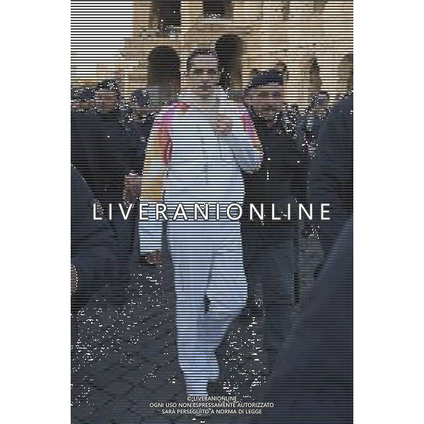 Roma 06 Dicembre 2025 Achille Lauro Tedoforo al colosseo con la Fiamma Olimpica dei Giochi Olimpici Invernali di Milano-Cortina 2026 Nella Foto: Achille Lauro Foto Credit: Andrea Bracaglia- AGENZIA ALDO LIVERANI SAS