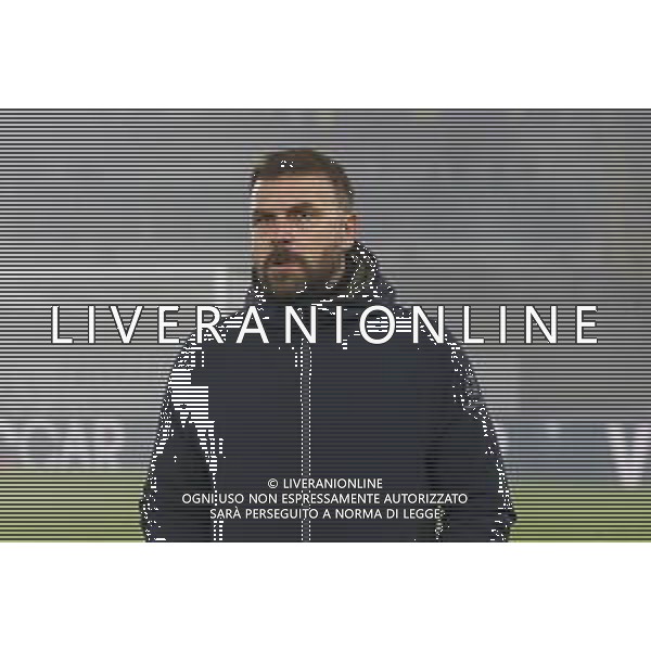 Paolo Zanetti Head Coach of Hellas Verona FC during Hellas Verona FC vs Atalanta BC, 14° Serie A Enilive 2025-26 game at Marcantonio Bentegodi stadium in Verona (VR), Italy, on Dicember 06, 2025. (Photo by Davide Casentini)- AGENZIA ALDO LIVERANI SAS