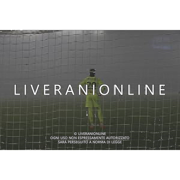 Marco Carnesecchi of Atalanta BC. expresses disappointment after Antoine Joseph Bernède of Hellas Verona FC goal during Hellas Verona FC vs Atalanta BC, 14° Serie A Enilive 2025-26 game at Marcantonio Bentegodi stadium in Verona (VR), Italy, on Dicember 06, 2025. (Photo by Davide Casentini)- AGENZIA ALDO LIVERANI SAS