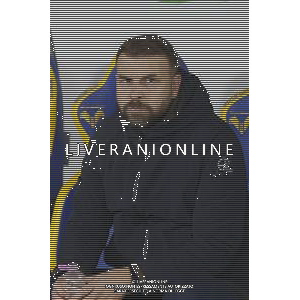 Paolo Zanetti Head Coach of Hellas Verona FC during Hellas Verona FC vs Atalanta BC, 14° Serie A Enilive 2025-26 game at Marcantonio Bentegodi stadium in Verona (VR), Italy, on Dicember 06, 2025. (Photo by Davide Casentini)- AGENZIA ALDO LIVERANI SAS
