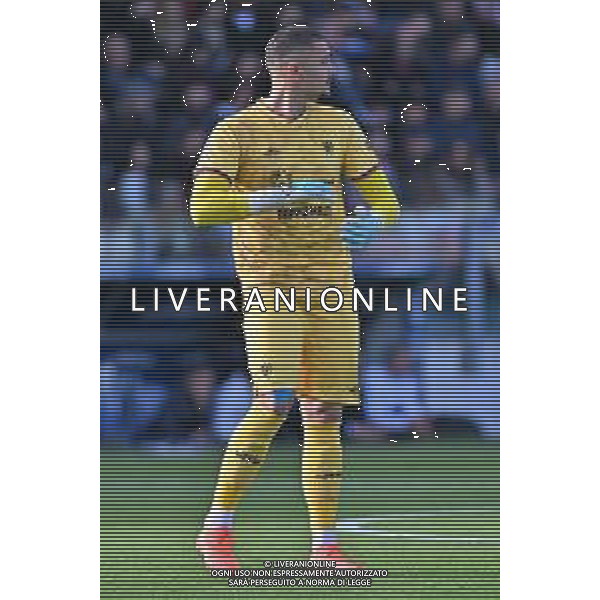 7-12-2025. Cagliari calcio-A.S. Roma, 14° giornta serie A 2025/2026, campionato calcio Italia, stadio Unipol Domus Cagliari. Foto Salvatore Moi/Agenzia Aldo Liverani s.as. Nella foto: Elia Caprile Cagliari ©MOI Salvatore - AGENZIA ALDO LIVERANI SAS