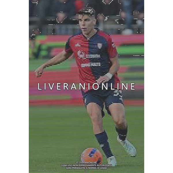 7-12-2025. Cagliari calcio-A.S. Roma, 14° giornta serie A 2025/2026, campionato calcio Italia, stadio Unipol Domus Cagliari. Foto Salvatore Moi/Agenzia Aldo Liverani s.as. Nella foto: Adam Obert Cagliari ©MOI Salvatore - AGENZIA ALDO LIVERANI SAS