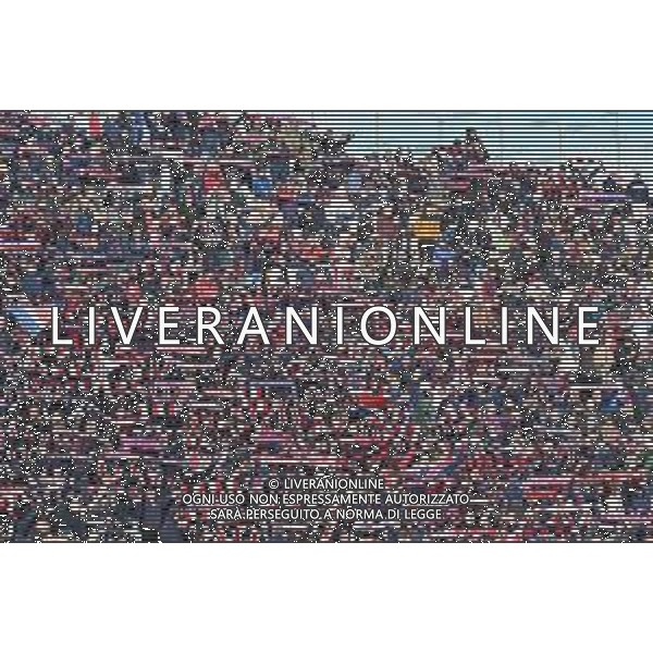 7-12-2025. Cagliari calcio-A.S. Roma, 14° giornta serie A 2025/2026, campionato calcio Italia, stadio Unipol Domus Cagliari. Foto Salvatore Moi/Agenzia Aldo Liverani s.as. Nella foto: Sconvolts, tifosi Cagliari in casa, nella curva nord dello stadio Unipol Domus ©MOI Salvatore - AGENZIA ALDO LIVERANI SAS