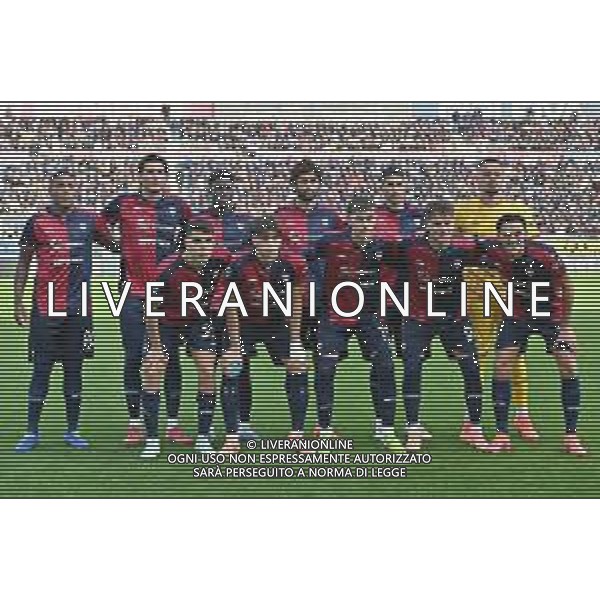 7-12-2025. Cagliari calcio-A.S. Roma, 14° giornta serie A 2025/2026, campionato calcio Italia, stadio Unipol Domus Cagliari. Foto Salvatore Moi/Agenzia Aldo Liverani s.as. Nella foto: Cagliari Calcio Formazione ©MOI Salvatore - AGENZIA ALDO LIVERANI SAS