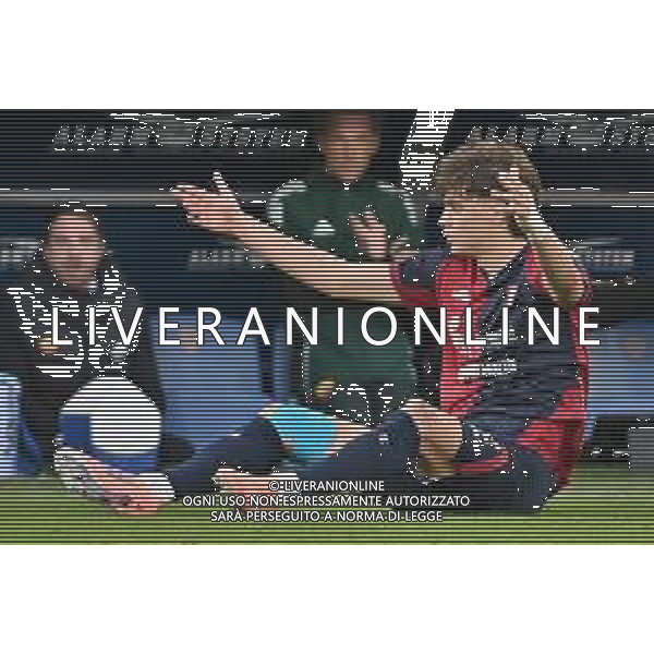 7-12-2025. Cagliari calcio-A.S. Roma, 14° giornta serie A 2025/2026, campionato calcio Italia, stadio Unipol Domus Cagliari. Foto Salvatore Moi/Agenzia Aldo Liverani s.as. Nella foto: Sebastiano Esposito Cagliari ©MOI Salvatore - AGENZIA ALDO LIVERANI SAS