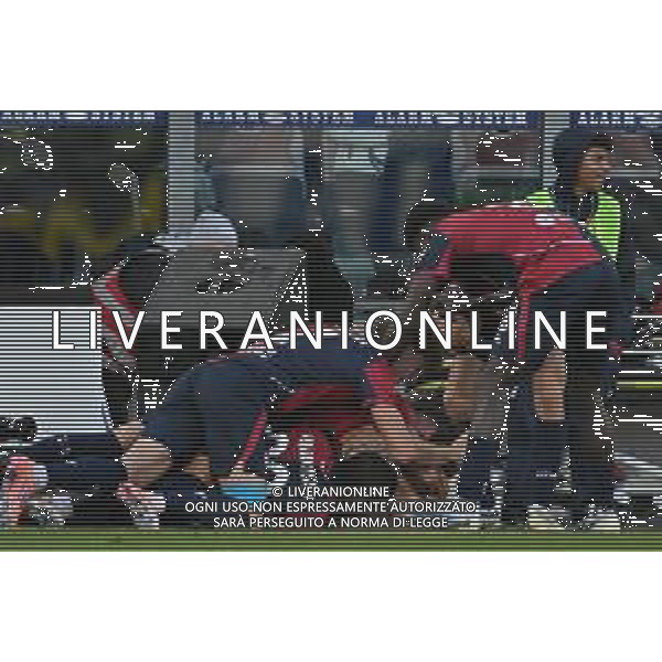 7-12-2025. Cagliari calcio-A.S. Roma, 14° giornta serie A 2025/2026, campionato calcio Italia, stadio Unipol Domus Cagliari. Foto Salvatore Moi/Agenzia Aldo Liverani s.as. Nella foto: Gol Cagliari in casa allo stadio Unipol Domus contro Roma. Segna: Gianluca Gaetano Cagliari ©MOI Salvatore - AGENZIA ALDO LIVERANI SAS