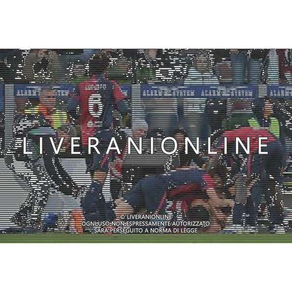 7-12-2025. Cagliari calcio-A.S. Roma, 14° giornta serie A 2025/2026, campionato calcio Italia, stadio Unipol Domus Cagliari. Foto Salvatore Moi/Agenzia Aldo Liverani s.as. Nella foto: Gol Cagliari in casa allo stadio Unipol Domus contro Roma. Segna: Gianluca Gaetano Cagliari ©MOI Salvatore - AGENZIA ALDO LIVERANI SAS