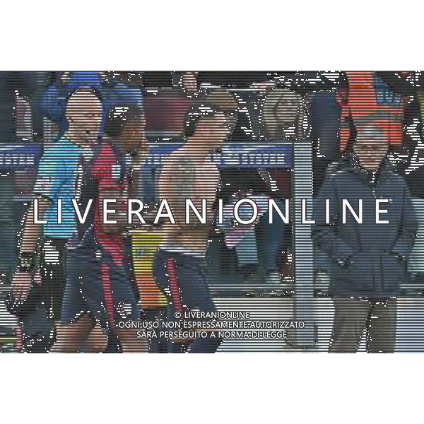 7-12-2025. Cagliari calcio-A.S. Roma, 14° giornta serie A 2025/2026, campionato calcio Italia, stadio Unipol Domus Cagliari. Foto Salvatore Moi/Agenzia Aldo Liverani s.as. Nella foto: Gol Cagliari in casa allo stadio Unipol Domus contro Roma. Segna: Gianluca Gaetano Cagliari ©MOI Salvatore - AGENZIA ALDO LIVERANI SAS