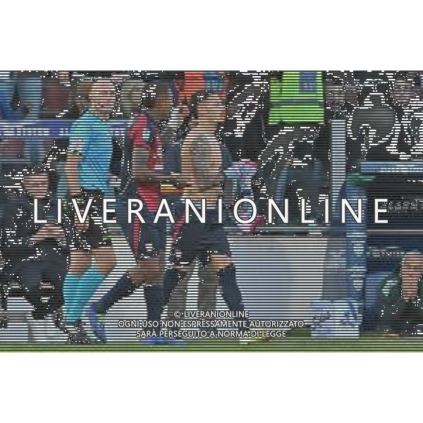 7-12-2025. Cagliari calcio-A.S. Roma, 14° giornta serie A 2025/2026, campionato calcio Italia, stadio Unipol Domus Cagliari. Foto Salvatore Moi/Agenzia Aldo Liverani s.as. Nella foto: Gol Cagliari in casa allo stadio Unipol Domus contro Roma. Segna: Gianluca Gaetano Cagliari ©MOI Salvatore - AGENZIA ALDO LIVERANI SAS
