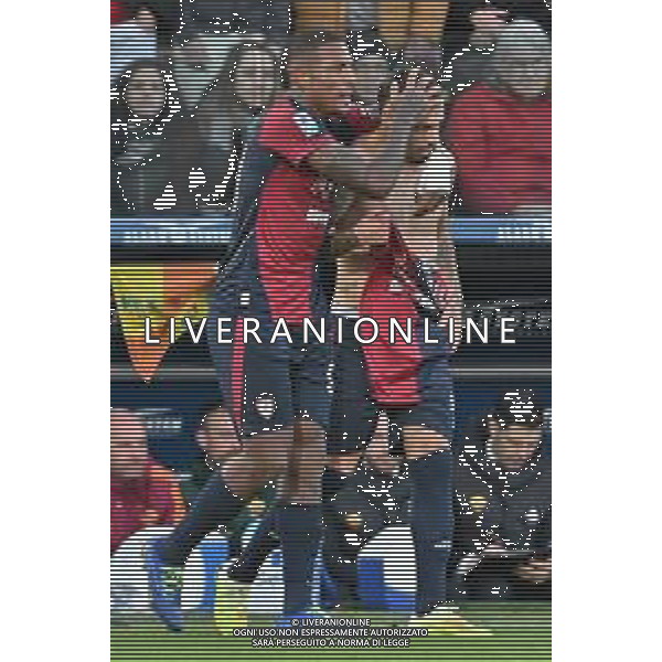 7-12-2025. Cagliari calcio-A.S. Roma, 14° giornta serie A 2025/2026, campionato calcio Italia, stadio Unipol Domus Cagliari. Foto Salvatore Moi/Agenzia Aldo Liverani s.as. Nella foto: Gol Cagliari in casa allo stadio Unipol Domus contro Roma. Segna: Gianluca Gaetano Cagliari ©MOI Salvatore - AGENZIA ALDO LIVERANI SAS