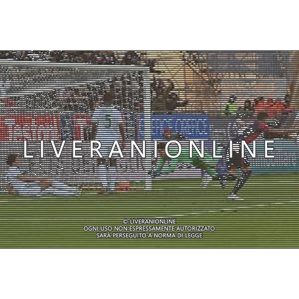 7-12-2025. Cagliari calcio-A.S. Roma, 14° giornta serie A 2025/2026, campionato calcio Italia, stadio Unipol Domus Cagliari. Foto Salvatore Moi/Agenzia Aldo Liverani s.as. Nella foto: Gol Cagliari in casa allo stadio Unipol Domus contro Roma. Segna: Gianluca Gaetano Cagliari ©MOI Salvatore - AGENZIA ALDO LIVERANI SAS