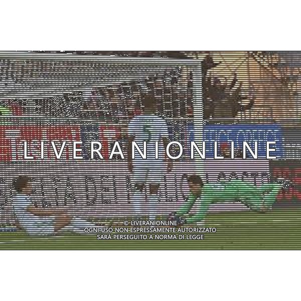 7-12-2025. Cagliari calcio-A.S. Roma, 14° giornta serie A 2025/2026, campionato calcio Italia, stadio Unipol Domus Cagliari. Foto Salvatore Moi/Agenzia Aldo Liverani s.as. Nella foto: Gol Cagliari in casa allo stadio Unipol Domus contro Roma. Segna: Gianluca Gaetano Cagliari ©MOI Salvatore - AGENZIA ALDO LIVERANI SAS