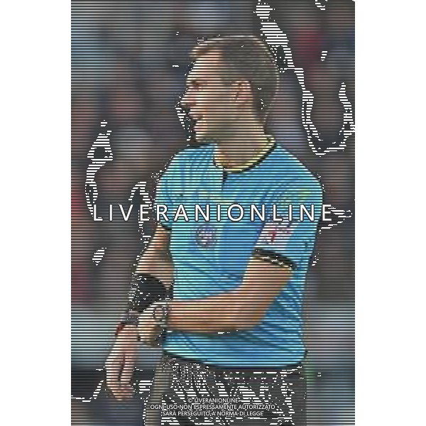 7-12-2025. Cagliari calcio-A.S. Roma, 14° giornta serie A 2025/2026, campionato calcio Italia, stadio Unipol Domus Cagliari. Foto Salvatore Moi/Agenzia Aldo Liverani s.as. Nella foto: Arbitro Luca Zufferli Udine ©MOI SALVATORE - AGENZIA ALDO LIVERANI SAS