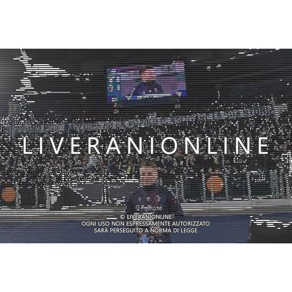 Lazio vs Bologna Campionato Serie A Enilive - 14 Giornata Stadio Olimpico - Roma 07-12-2025 nella foto ciro Immobile sotto la curva nord dei tifosi della Lazio - striscione Foto Federico Gaetano - ag Aldo liverani- AGENZIA ALDO LIVERANI SAS