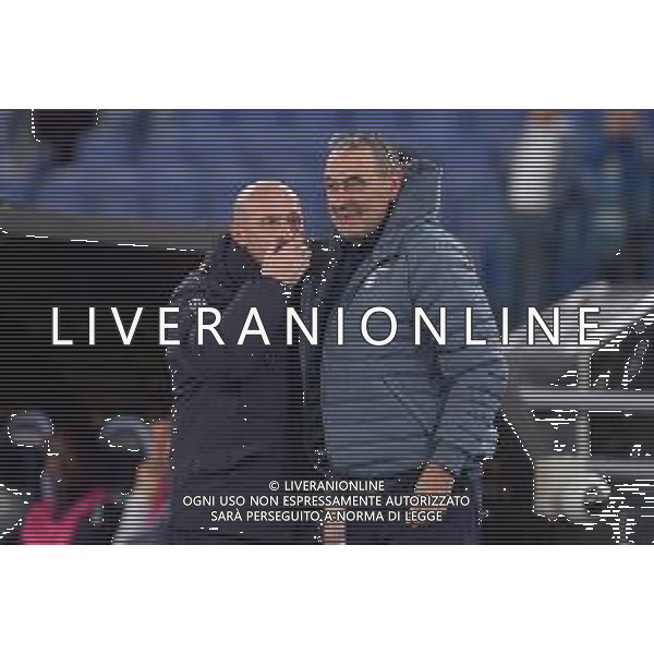 Lazio vs Bologna Campionato Serie A Enilive - 14 Giornata Stadio Olimpico - Roma 07-12-2025 nella foto vincenzo Italiano e Sarri Maurizio Foto Federico Gaetano - ag Aldo liverani- AGENZIA ALDO LIVERANI SAS