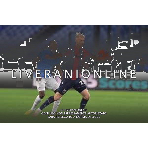 Lazio vs Bologna Campionato Serie A Enilive - 14 Giornata Stadio Olimpico - Roma 07-12-2025 nella foto Odgaard e Nuno Tavares Foto Federico Gaetano - ag Aldo liverani- AGENZIA ALDO LIVERANI SAS