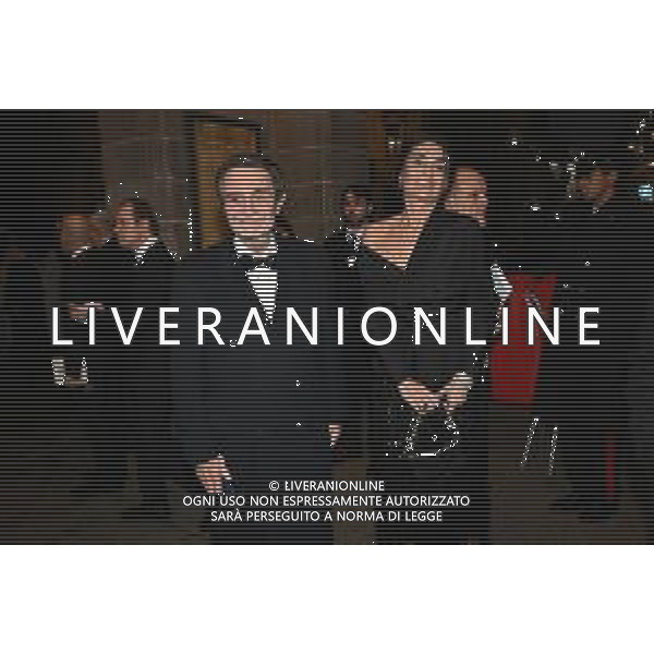 TVRG Prima alla Scala nella foto Attilio Fontana e Maria Cristina Fontana Milano 07-12-2025 Ingressi di personalita’ e autorita’ in occasione della prima del Teatro alla Scala foto Roberto Garavaglia/Agenzia Aldo Liverani sas