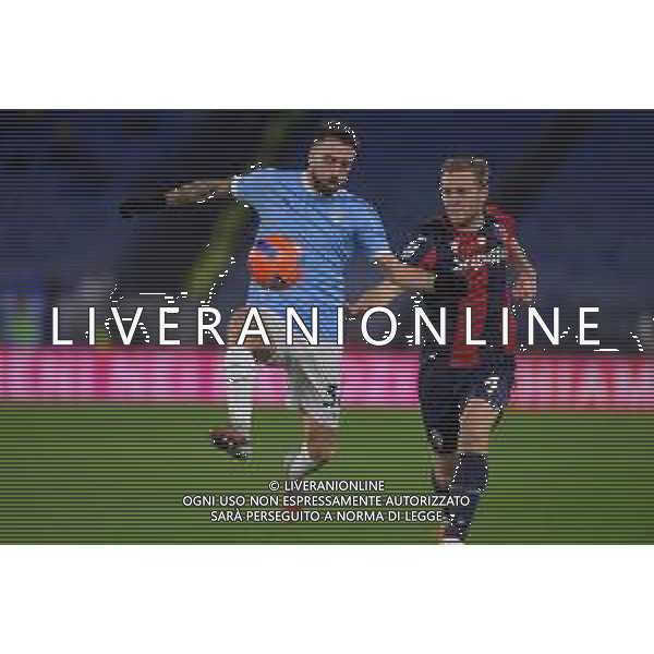 Lazio vs Bologna Campionato Serie A Enilive - 14 Giornata Stadio Olimpico - Roma 07-12-2025 nella foto Gila e Pobega Foto Federico Gaetano - ag Aldo liverani