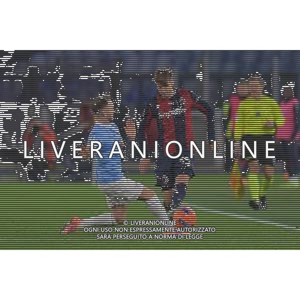 Lazio vs Bologna Campionato Serie A Enilive - 14 Giornata Stadio Olimpico - Roma 07-12-2025 nella foto Lazzari e Miranda Foto Federico Gaetano - ag Aldo liverani