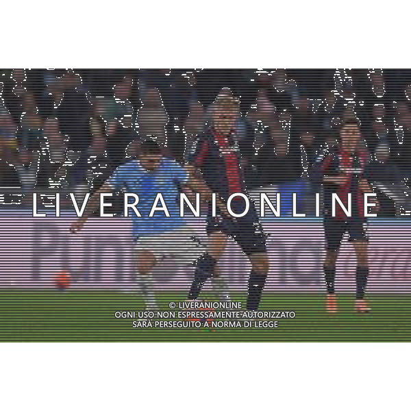 Lazio vs Bologna Campionato Serie A Enilive - 14 Giornata Stadio Olimpico - Roma 07-12-2025 nella foto Cataldi e Odgaard Foto Federico Gaetano - ag Aldo liverani