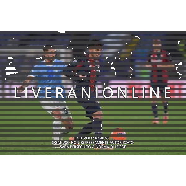 Lazio vs Bologna Campionato Serie A Enilive - 14 Giornata Stadio Olimpico - Roma 07-12-2025 nella foto Castro e Cataldi Foto Federico Gaetano - ag Aldo liverani