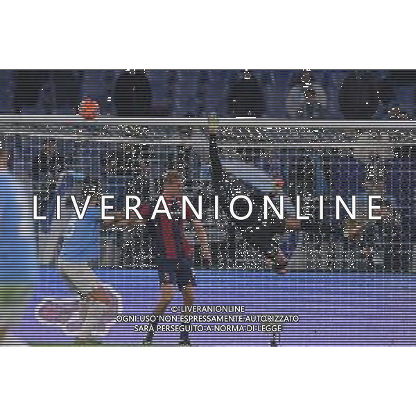 Lazio vs Bologna Campionato Serie A Enilive - 14 Giornata Stadio Olimpico - Roma 07-12-2025 nella foto Ravaglia si oppone Cancellieri Foto Federico Gaetano - ag Aldo liverani
