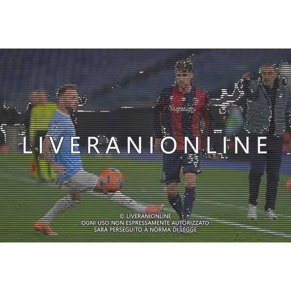 Lazio vs Bologna Campionato Serie A Enilive - 14 Giornata Stadio Olimpico - Roma 07-12-2025 nella foto Miranda e Lazzari Foto Federico Gaetano - ag Aldo liverani