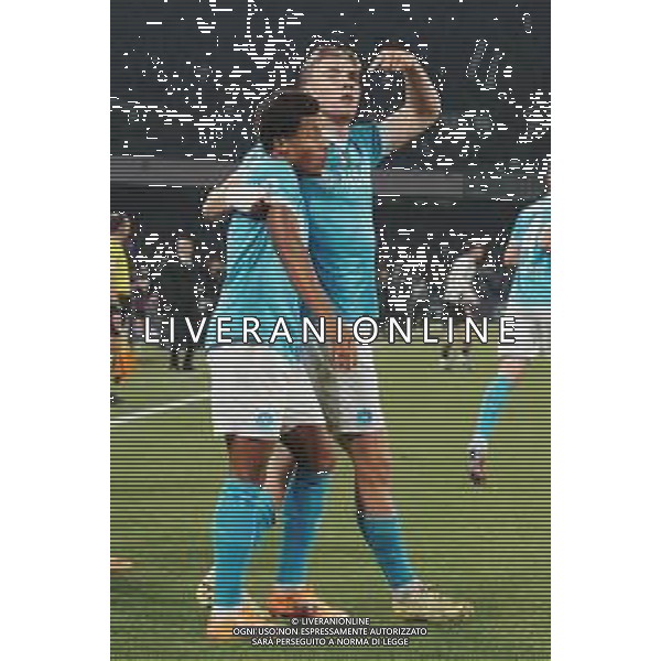 TVPM Napoli, Juventus Nella Foto: esultanza Rasmus Hojlund Foto Mosca, Ag.Liverani -TVPM Napoli - Juventus Campionato Calcio Serie A 07.12.2025