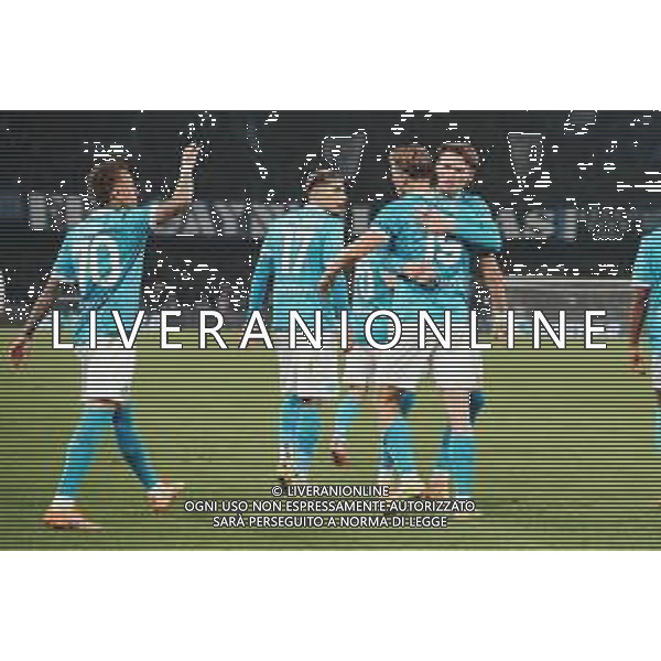 TVPM Napoli, Juventus Nella Foto: esultanza Rasmus Hojlund Foto Mosca, Ag.Liverani -TVPM Napoli - Juventus Campionato Calcio Serie A 07.12.2025