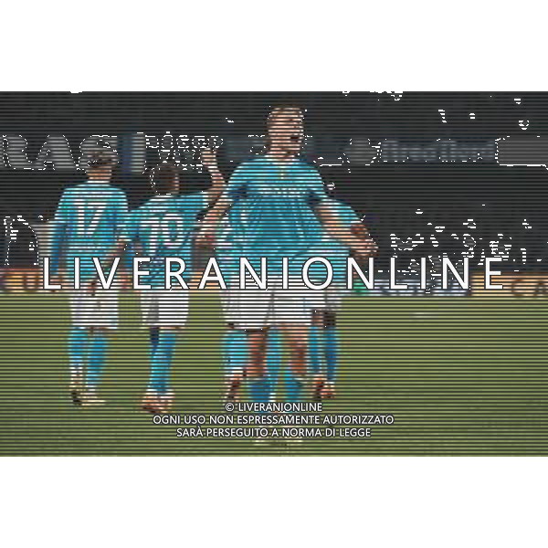 TVPM Napoli, Juventus Nella Foto: esultanza Rasmus Hojlund Foto Mosca, Ag.Liverani -TVPM Napoli - Juventus Campionato Calcio Serie A 07.12.2025