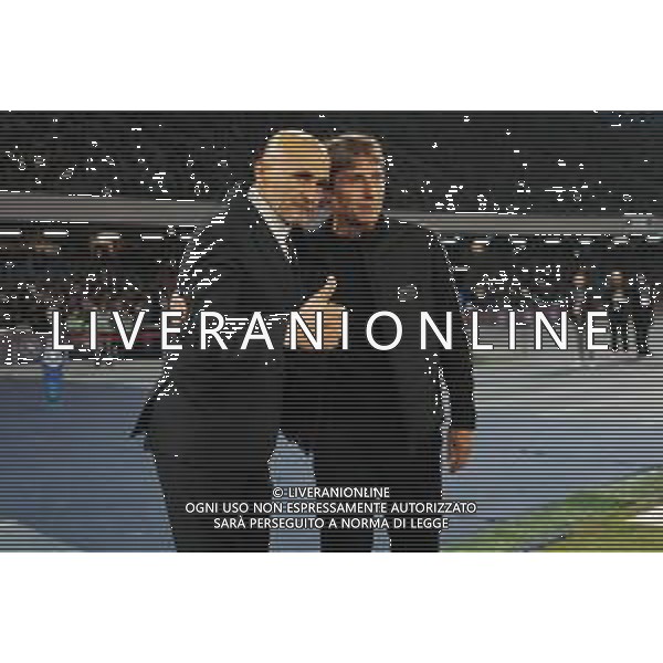 TVPM Napoli, Juventus Nella Foto: Luciano Spalletti, Antonio Conte Foto Mosca, Ag.Liverani -TVPM Napoli - Juventus Campionato Calcio Serie A 07.12.2025