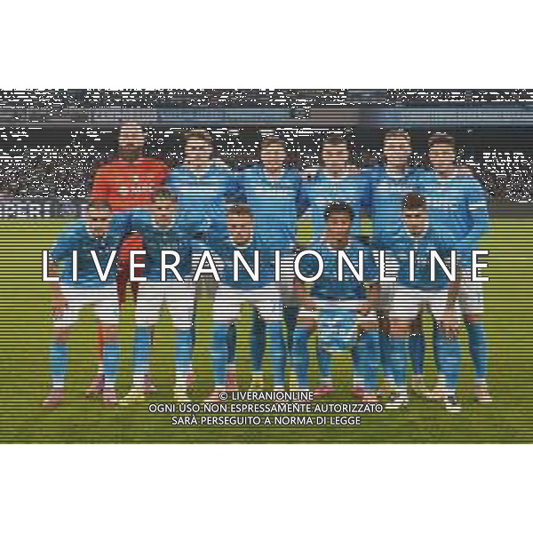 TVPM Napoli, Juventus Nella Foto: Formazione Squadra Napoli Foto Mosca, Ag.Liverani -TVPM Napoli - Juventus Campionato Calcio Serie A 07.12.2025