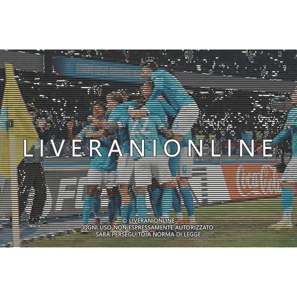 TVPM Napoli, Juventus Nella Foto: esultanza Rasmus Hojlund Foto Mosca, Ag.Liverani -TVPM Napoli - Juventus Campionato Calcio Serie A 07.12.2025