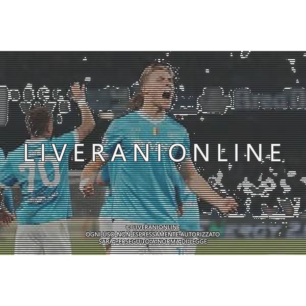 TVPM Napoli, Juventus Nella Foto: esultanza Rasmus Hojlund Foto Mosca, Ag.Liverani -TVPM Napoli - Juventus Campionato Calcio Serie A 07.12.2025