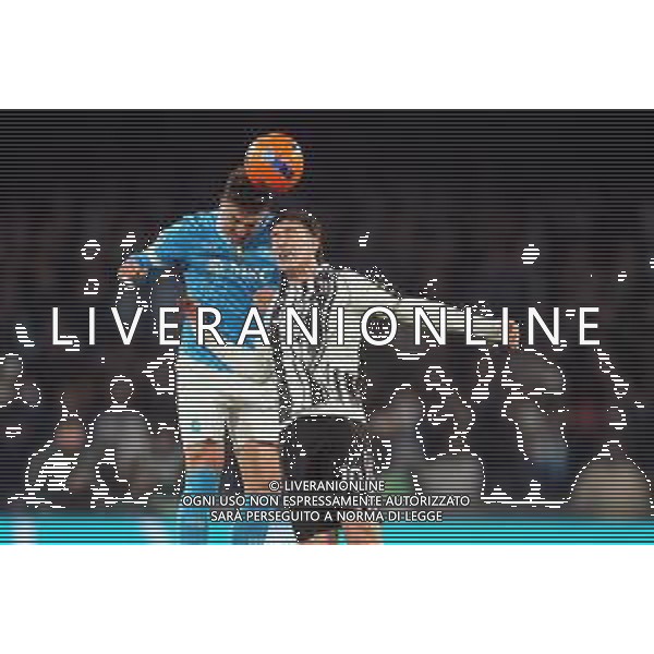 TVPM Napoli, Juventus Nella Foto: Amir Rrahmani, Kenan Yildiz Foto Mosca, Ag.Liverani -TVPM Napoli - Juventus Campionato Calcio Serie A 07.12.2025