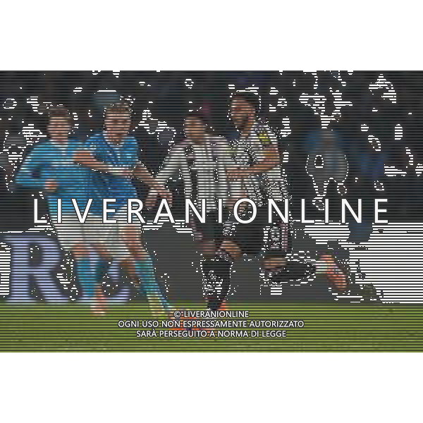 TVPM Napoli, Juventus Nella Foto: Lloyd Kelly, Rasmus Hojlund Foto Mosca, Ag.Liverani -TVPM Napoli - Juventus Campionato Calcio Serie A 07.12.2025
